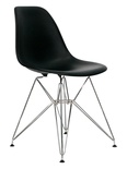 Стул EAMES черный, каркас металлический