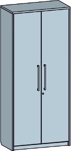 Шкаф 2 дверный -1582