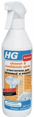 HG Очиститель для душевой и ванной 0.5л