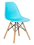 Стул EAMES, голубой, дер. ножки