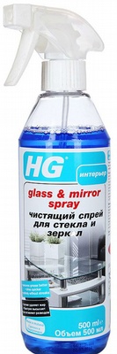 HG Чистящий спрей для стекла и зеркал 0,5л